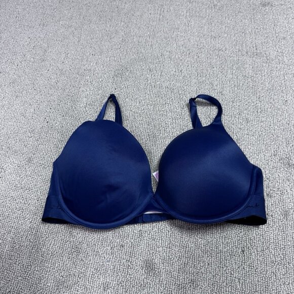PINK Bra Wear Everywhere Push Up Blue Women’s Size 34DD - Picture 1 of 9